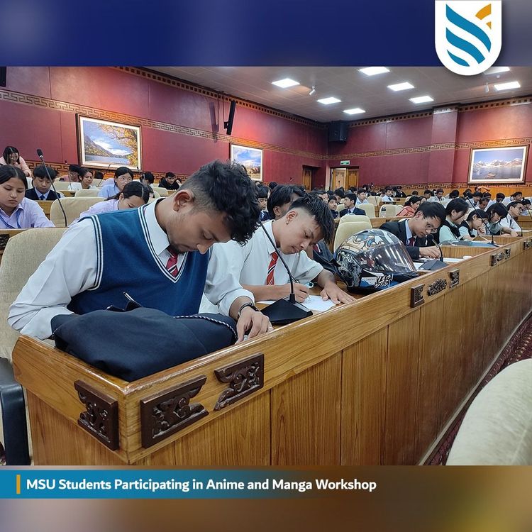 School of Computer Science Engineering students for workshop on manga creation