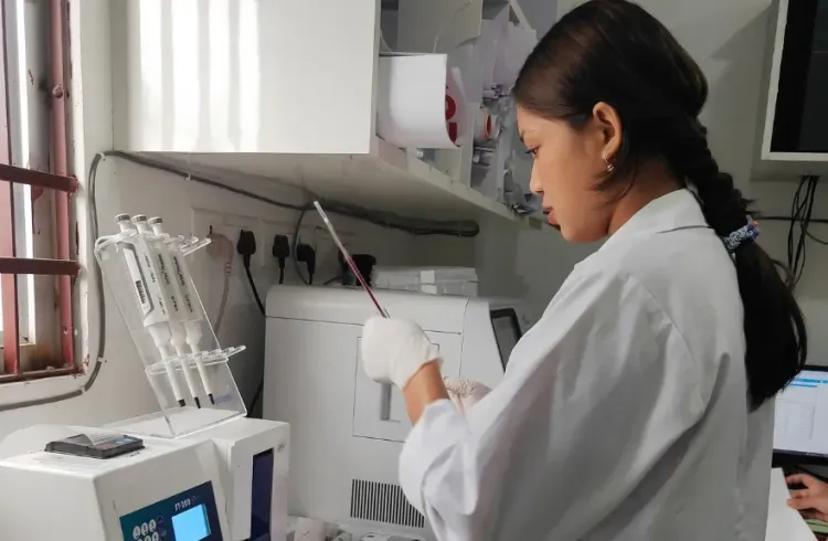 Lalita Pradhan for On-Job-Learning at STNM, Gangtok