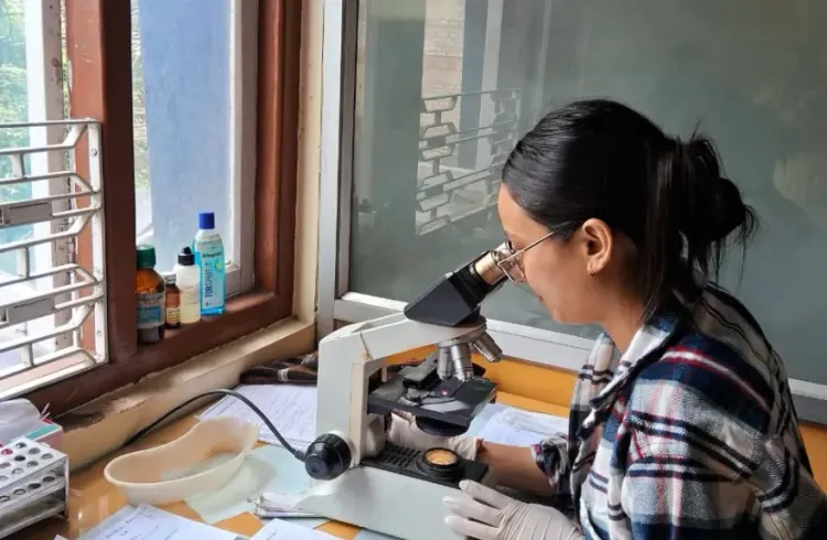 Sova Pradhan for On-Job Training at Ruchi Diagnostic, Gangtok