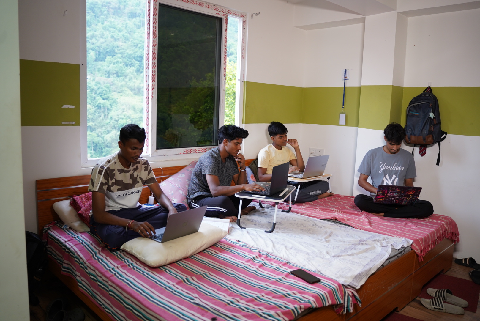 Clean and organized student hostel facilities