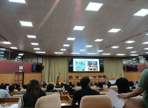 School of Computer Science Engineering students working on Website Development for Winter Project